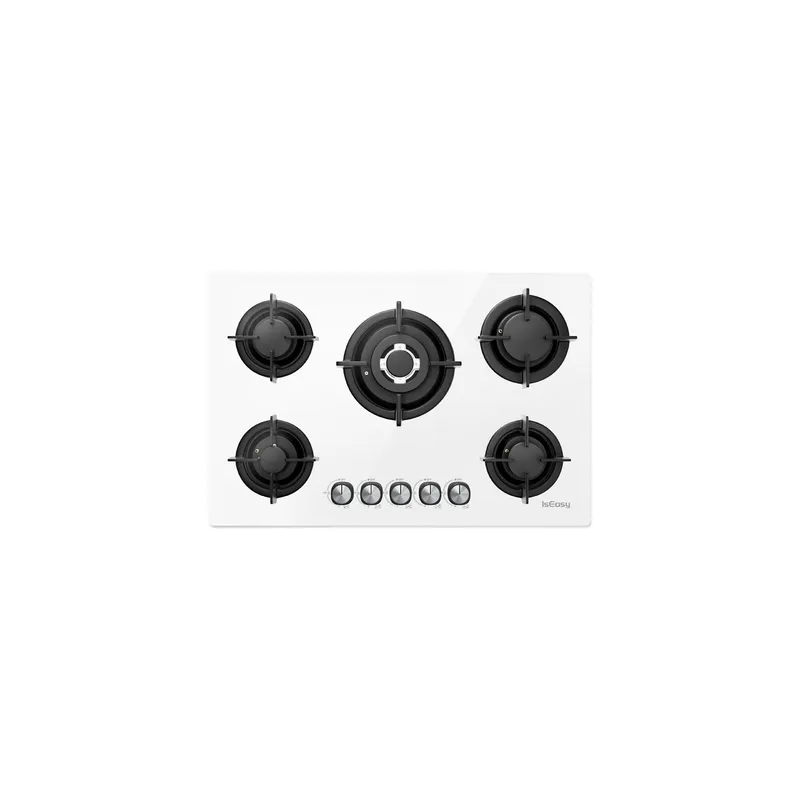 ISEASY MGBG-775 gas hob with 5 burners (white)